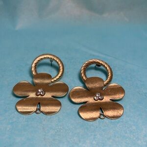 Gold Flower Earrings